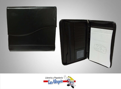 [MQ115] CARPETA EJECUTIVA CARTA NEGRO UND MARCA TOP FIVE