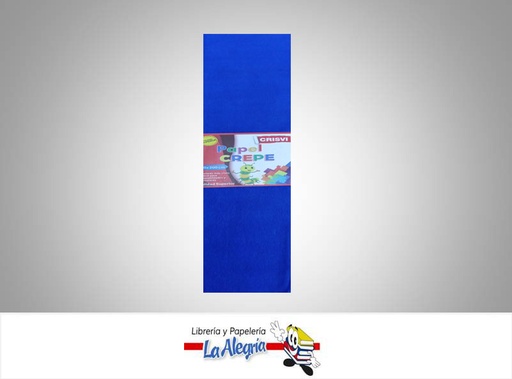 [PC012] PAPEL CREPE 50X200 CM AZUL MARINO UND MARCA CRISVI   