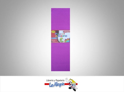 [PC025] PAPEL CREPE 50X200 CM FUCSIA UND MARCA CRISVI   