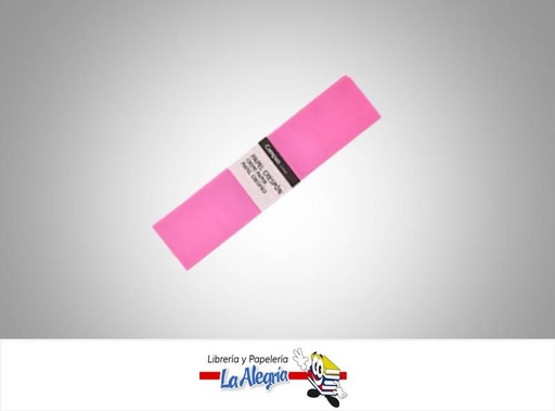 [PC045] PAPEL CREPE 50X200 CM ROSADO CLARO UND MARCA CRISVI   