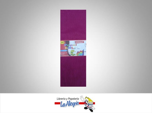 [PC080] PAPEL CREPE 50X200 CM VINOTINTO UND MARCA CRISVI   