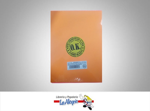 [PCART01] PAPEL CARTA CAL 20/75GR NARANJA MEDIO UND MARCA OK