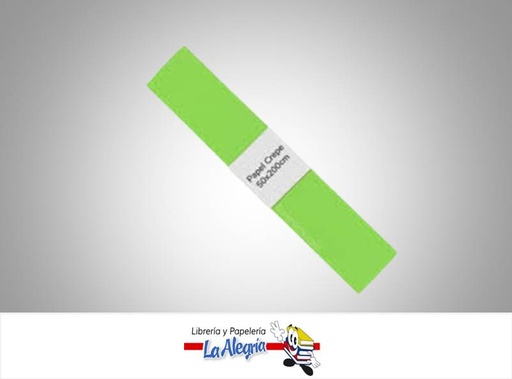 [PCREPE018] PAPEL CREPE 50X200 CM MANZANA UND MARCA OFFICE PRO   