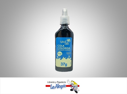 [PEGACOLOR018] PEGA COLORIDA 37GR NEGRO UND MARCA SPLASH COLOR   