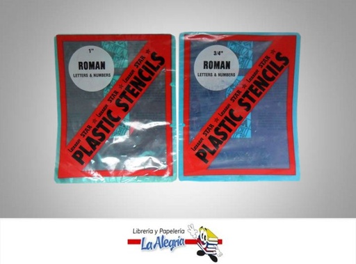 [PLA01] STENCIL PLANTILLA LETRA/NUMERO 2 MODELO MARCA STAR   