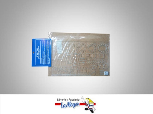 [4004764130160] PLANTILLA ACRILICA MUEBLES 3 2MM LPK UND MARCA LEKLEPAR