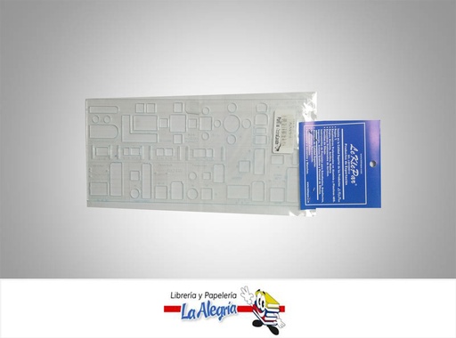 [4004764130177] PLANTILLA ACRILICA COCINA/1 LAVADERO ART MARCA LEKLEPAR   