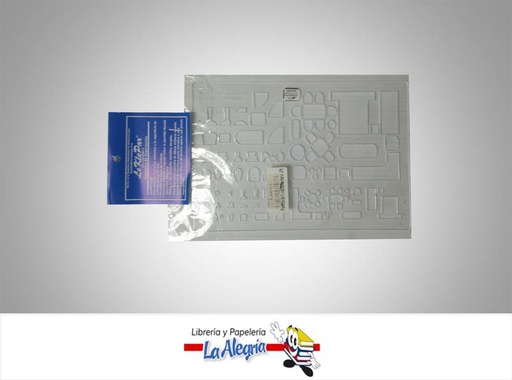 [4004764130191] PLANTILLA ACRILICA MUEBLE/SANITARIO ART2 MARCA LEKLEPAR   