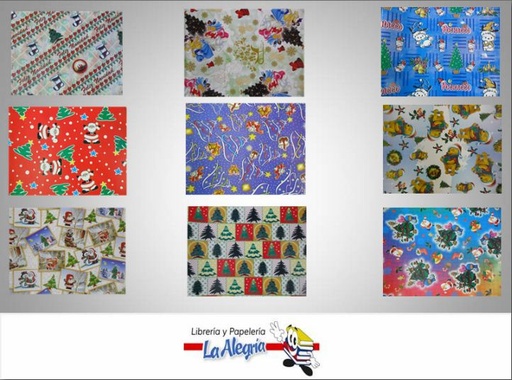 [PM0001] PAPEL D/REGALO NAVIDENO XPLIEGO MARCA KUCHIS   