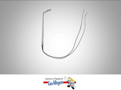 [POSTEBLANCO] POSTE DE LUZ PARA MAQUETA 75CM BLANCO UN MARCA S/M   