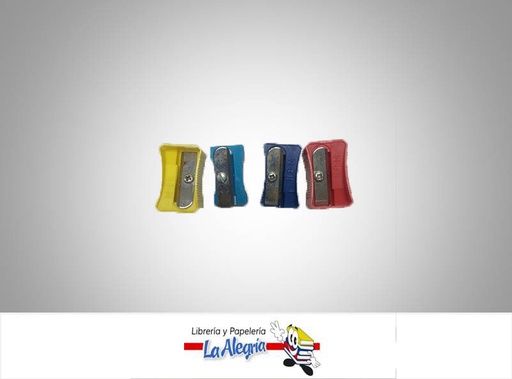 [SACA100] SACAPUNTA S/DEP PLAST COLOR SURTIDO MARCA S/M   