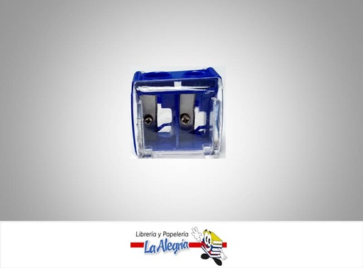 [SACA4] SACAPUNTA PLASTICO C/DEPOSITO AZUL UND    