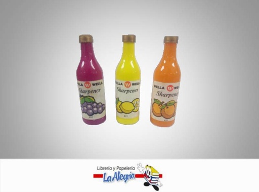 [SACABOTELL] SACAPUNTA C/DEP PLAST BOTELLA UND MARCA S/M   