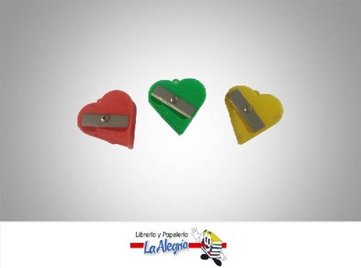 [SACACORZ] SACAPUNTA S/DEP PLAST CORAZON UND MARCA S/M   