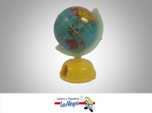 [SACAGLOB] SACAPUNTA S/DEP PLAST GLOBO TERRAQUEO UN MARCA S/M   