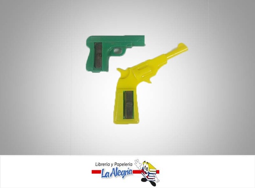 [SACAPISTOL] SACAPUNTA S/DEP PLASTICO PISTOLA MARCA S/M   