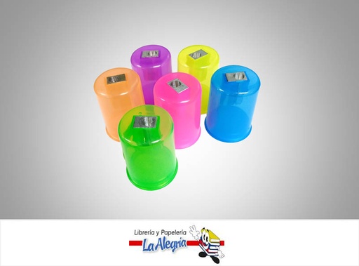 [SCD20] SACAPUNTA PLASTICO C/DEPOSITO COLOR UND MARCA ITECA   