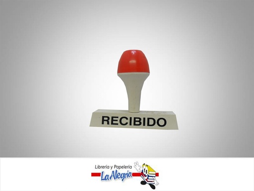 [SELLOG003] SELLO DE MADERA RECIBIDO 53X11MM MARCA S/M   