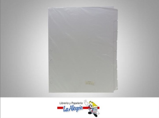 [SEP8M] SEPARADOR DE 8 MATERIA CART/BLANC CARTA MARCA CEPACA   