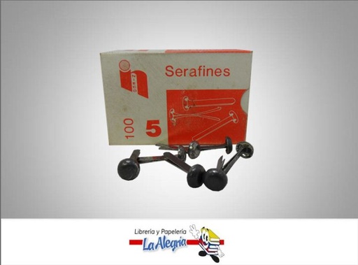 [SERAF001] SERAFIN 19MM 100 PZAS PLATEADO MARCA NIECO   