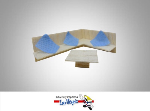[SET005] JUEGO DE SALA P/MAQUETA ESC 1:50 UND MARCA DISEÑOS EN BLANCO   