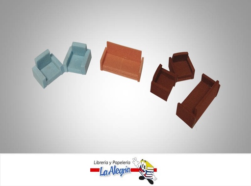 [SOFA001] JUEGO D/SOFA P/MAQUE VARIADO ESC 1:50 PQ MARCA S/M   