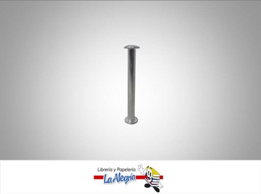 [TOR9] TORNILLO D/POSTE 4,3CM PLATEADO UND MARCA S/M