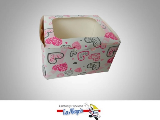 [TOS1AMTDCV] CAJA DE REGALO ARMABLE CON VI 7,5X10X12C MARCA PRESTO PACK   
