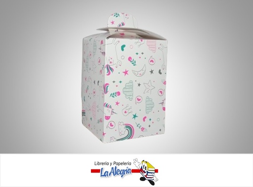 [TREVI3RATB] CAJA DE REGALO TREVI N°3 RAGAZZI UNICORNIO TIPO B 11.2X11.2X16CM MARCA PRESTO PACK