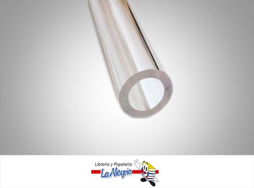 [VARILLAH8MM] VARILLA ACRILICA HUECA 8MM 100CM UND MARCA S/M   