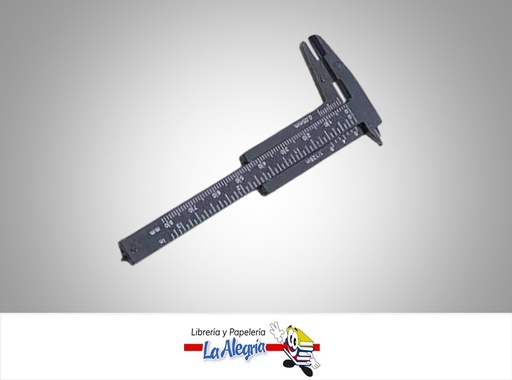 [X001A3BIVH] CALIBRADOR VERNIER PLASTICO 6" NEGRO UND MARCA TAMBEE
