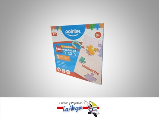 [7453038471718] ROMPECABEZA MAGNETICO 2 EN 1 30 Y 25 PZAS. MARCA POINTER