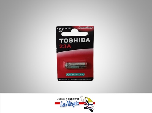 [4904530591655] PILA ALCALINA 23A 12V UND MARCA THOSIBA