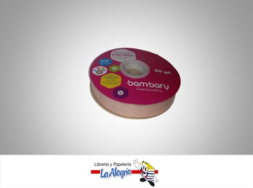 [CM15MM061] CINTA REGALO METALIZADA 15MM ROSADO X METRO MARCA BAMBARY