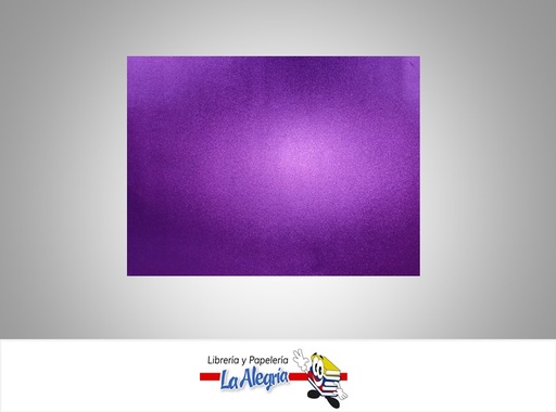 [FBDC036] FOAMI METALIZADO DOBLE CARTA MORADO UND MARCA S/M