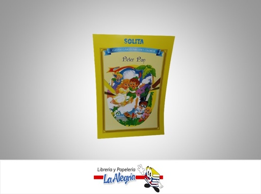 [7591147006824] PETER PAN CUENTOS CLASICOS PARA LEER Y COLOREAR MARCA SOLITA