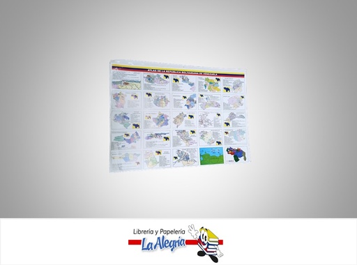 [AFG044] AFICHE GRANDE ATLAS DE VENEZUELA MARCA S/M