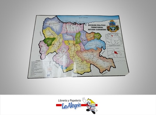 [AFG074] AFICHE GRANDE DEL EDO CARABOBO MARCA S/M