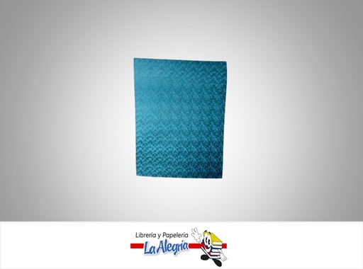 [FHM007] FOAMI METALIZADO HOLOGRAFICO CARTA AZUL CLARO (LIGHT) UND MARCA S/M