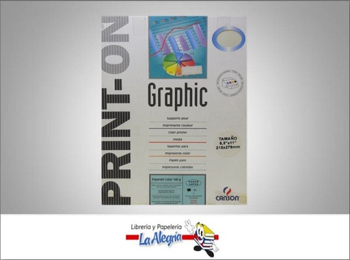 [H00004] PAPERJET COLOR 100GR CARTA UND MARCA CANSON