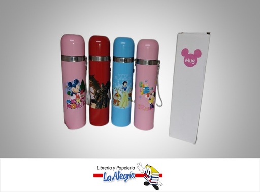 [8616332201231] TERMO DE AGUA 350 ML INFANTIL MUNDO DISNEY MARCA MUG