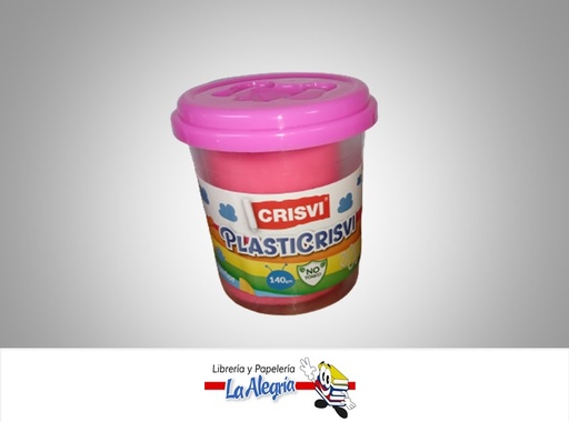 [7598874012050] PLASTIDEDOS 140G ROSADO MARCA CRISVI