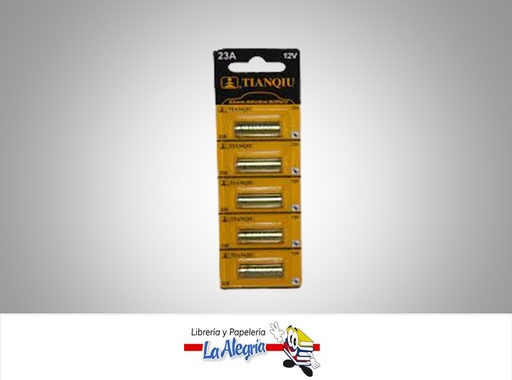 [6927799689190] PILA ALCALINA PARA ALARMA 23A 12V POR UND MARCA TIANQUI