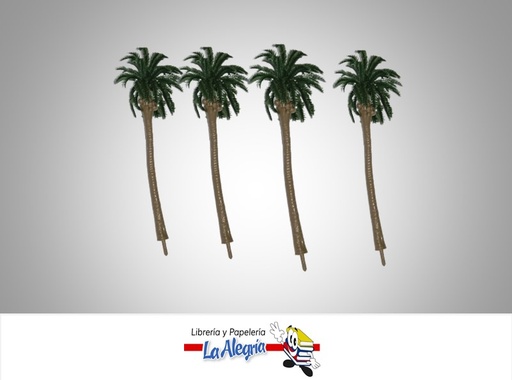 [ARBOL0031] PALMERA PARA MAQUETA 17 CM VERDE MARCA S/M