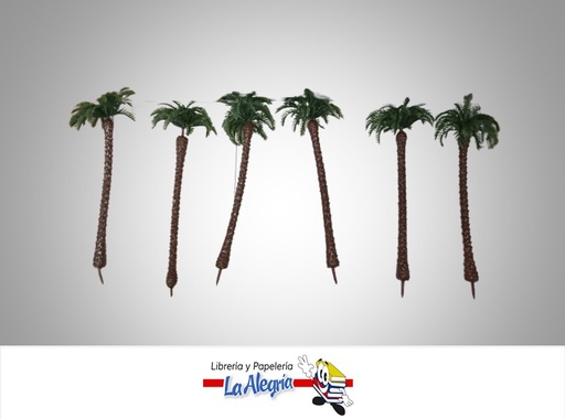 [ARBOL0035] PALMERA PARA MAQUETA 20 CM VERDE MARCA S/M