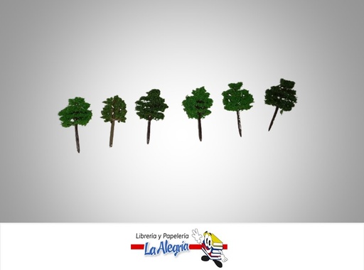 [ARBUSTO005] ARBUSTO JARDIN PARA MAQUETA  4CM VERDE MARCA S/M