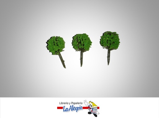 [ARBUSTO003] ARBUSTO JARDIN PARA MAQUETA  2CM VERDE MARCA S/M