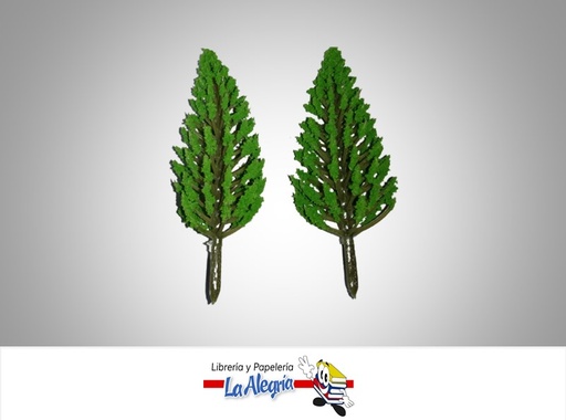 [ARBOL0053] ARBOL PINO ARTIFICIAL PARA MAQUETA 12 CM UND MARCA S/M