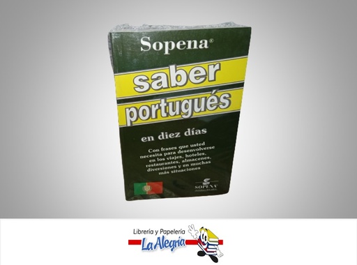 [9799806785082] SABER PORTUGUES EN 10 DIAS TEMATICA IDIOMAS AUTOR SOPENA MARCA SOPENA