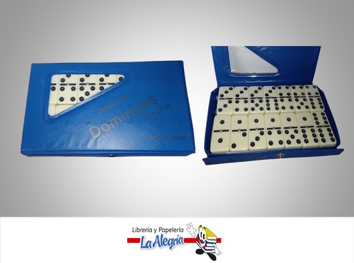[7842136587962] JUEGO DE DOMINO ESTUCHE PLASTICO MARCA S/M